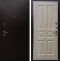 Входная дверь МДФ дуб белый DMF-035